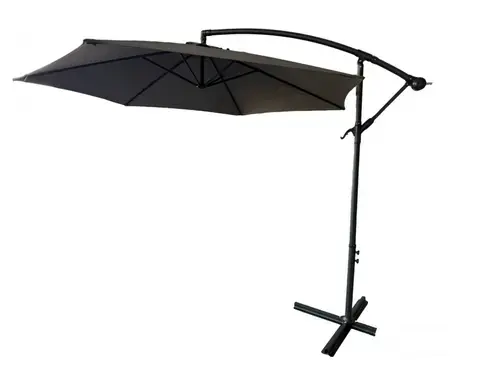 Umbrela de gradina Heinner HR-DUG111, diametru 300cm, Negru