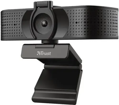 Camera Web Trust Teza TR-24280, 4K UHD, Microfon Stereo, USB (Negru)