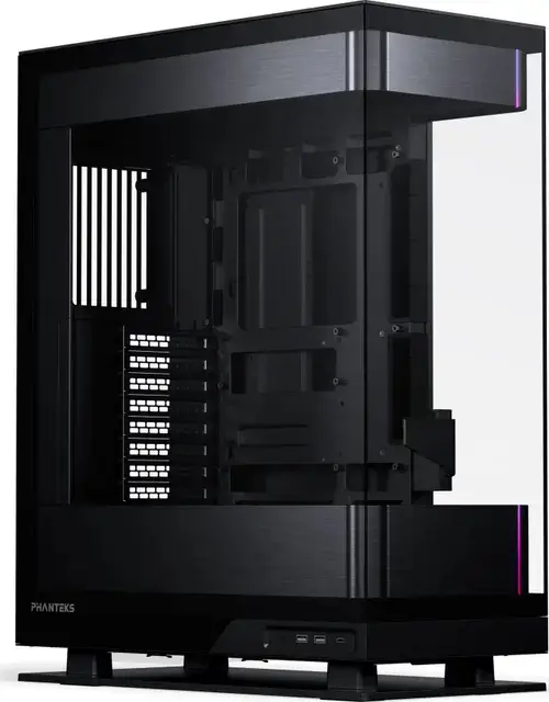 Carcasa Phanteks Evolv X2 DRGB, Midi Tower, E-ATX, Sticla Securizata, USB-A 3.0, 1x USB Type-C (Negru)