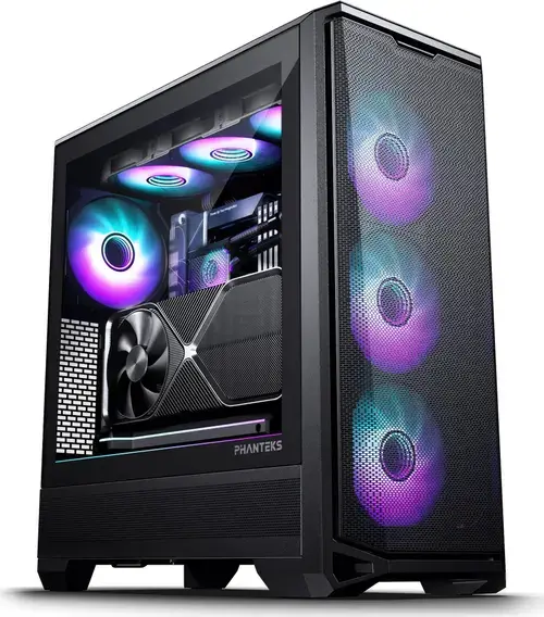 Carcasa Phanteks Eclipse G400A DRGB, Mid-tower, E-ATX, Sticla securizata, 7 sloturi expansiune (Negru)