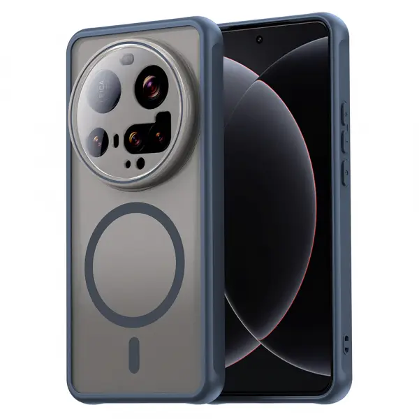 Husa MagSafe pentru Xiaomi 15 Ultra, Techsuit, HaloFrost II, Bleumarin