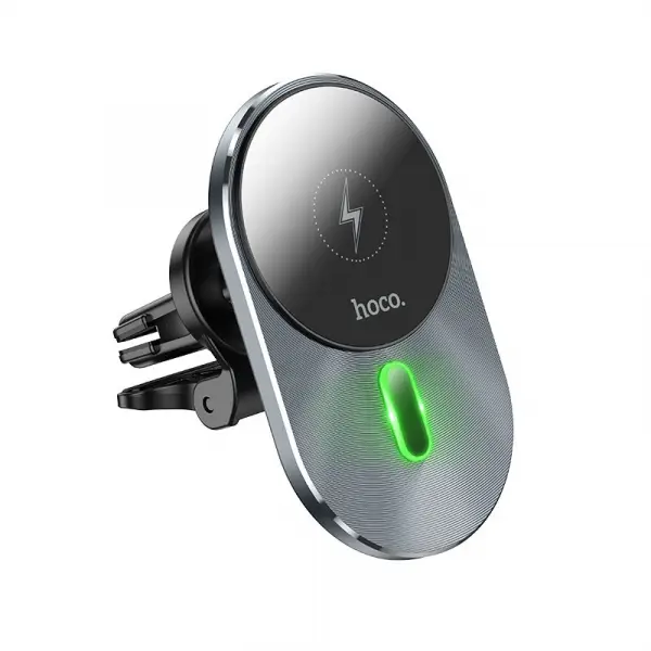 Incarcator Auto Wireless HOCO CA91, 15W, 1.67A, Negru