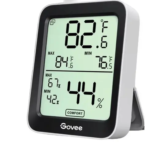 Termometru si Higrometru de camera Govee H5075, Bluetooth, Indicator confort termic