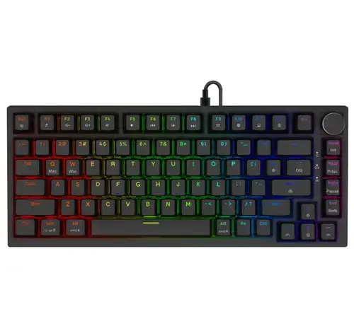 Tastatura Savio Astral Jade, Wired, USB, RGB (Negru)