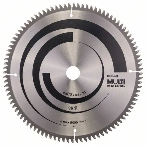 Panza de ferastrau circular Bosch Multi Material, 305 x 30 x 3,2 mm; 96