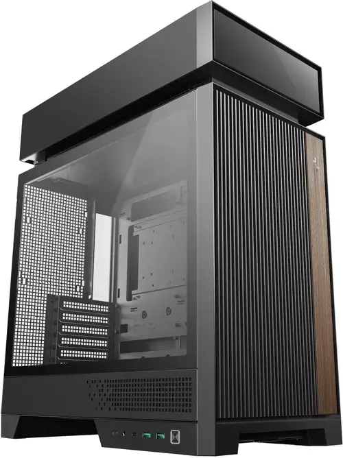 Carcasa Deepcool CL660, Middle Tower, Sticla securizata, ARGB, 7 sloturi expansiune (Negru)