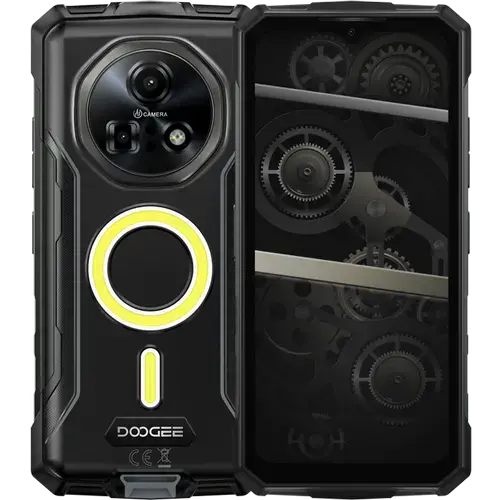 Telefon Mobil Doogee Fire 7 Pro, Procesor MediaTek Dimensity 6300 Octa Core, Ecran IPS LCD 6.6inch, 8GB RAM, 256GB Flash, Camera Duala 64 + 20 MP, Wi-Fi, 5G, Dual Sim, Android (Negru)