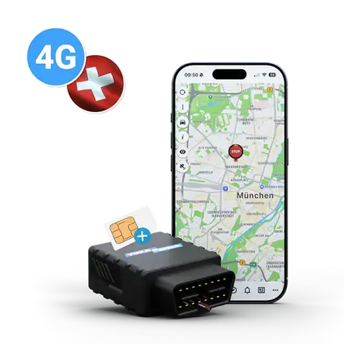 Tracker GPS auto IoT YUKAtrack AIO GPS OBD2, 4G, SIM + Data Flat