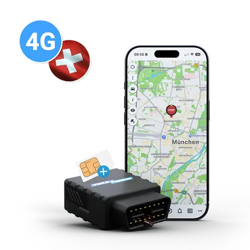 Tracker GPS auto IoT YUKAtrack AIO GPS OBD2, 4G, SIM + Data Flat