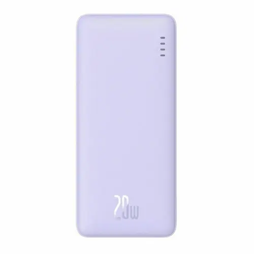 Baterie externa Baseus Airpow, 20000mAh, 20W, Incarcare rapida, USB-C, USB-A, cablu USB-C la USB-A inclus (Violet)