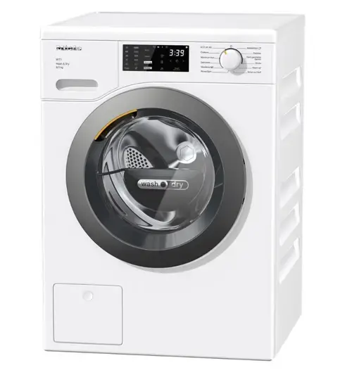 Masina de spalat rufe cu uscator Miele WTD160 WCS, Spalare 8 kg, Uscare 5 kg, 1500 rpm, Clasa A, QuickPower (Alb)