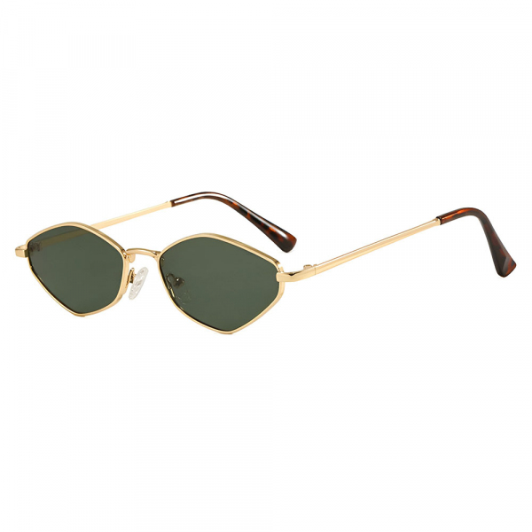 Ochelari De Soare Dama Techsuit 6206, Aurii Verzi