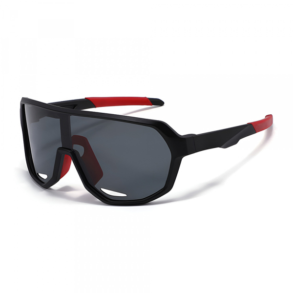Ochelari De Soare Copii Techsuit 22312, Polarizati, Protectie UV, Negri Rosii