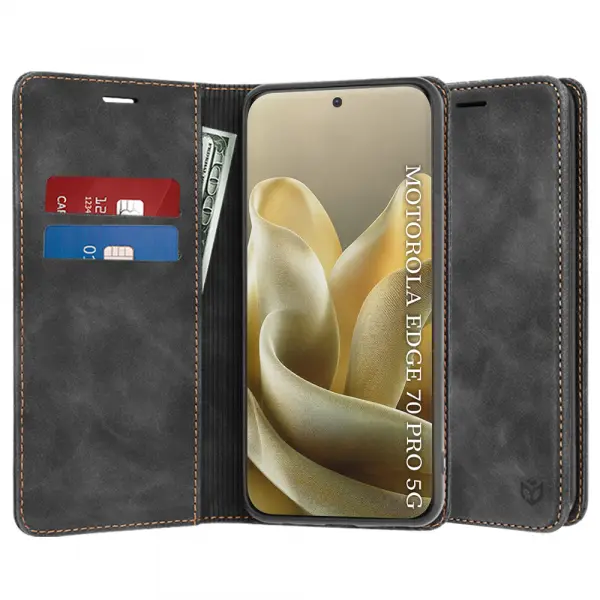 Husa pentru Motorola Edge 70 Pro, Techsuit, Confy, Neagra