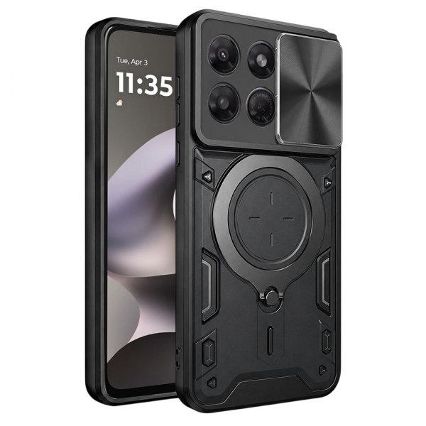 Husa pentru Motorola Moto G37 Power, Techsuit, CamGuard Pro, Neagra