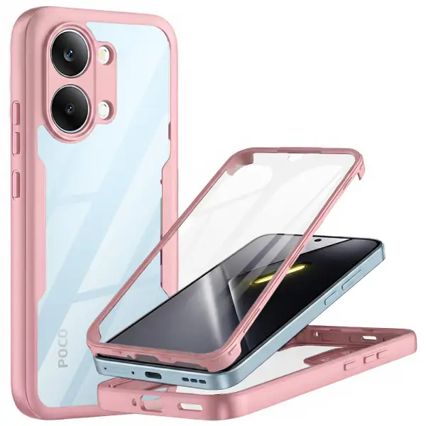Husa pentru Xiaomi Poco X8 Pro Max, Techsuit, ColorVerse 360, Roz