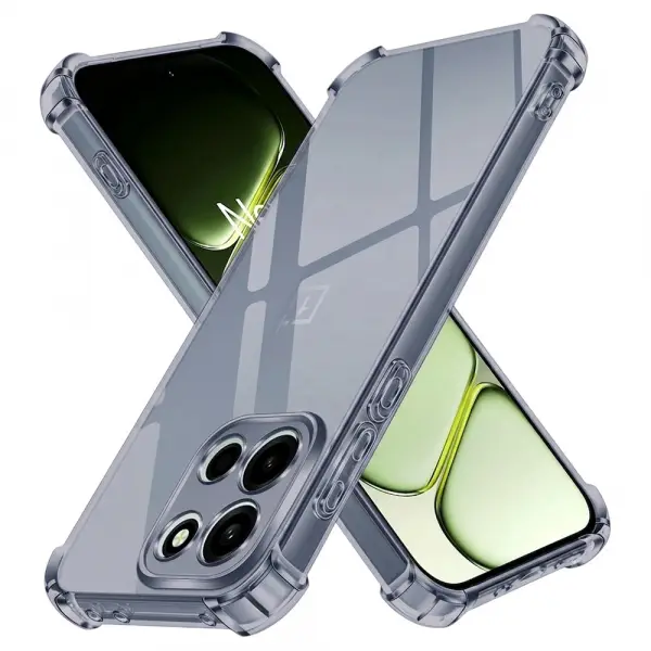 Husa pentru OnePlus Nord 6, Techsuit, Shockproof Clear, Fumurie
