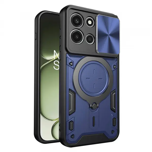 Husa pentru OnePlus Nord 6, Techsuit, CamGuard Pro, Albastra