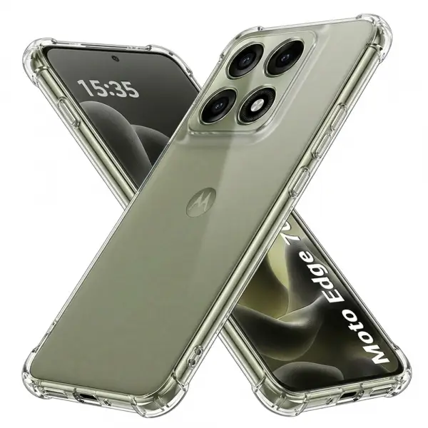 Husa pentru Motorola Edge 70 Pro, Techsuit, Shockproof Clear, Transparenta