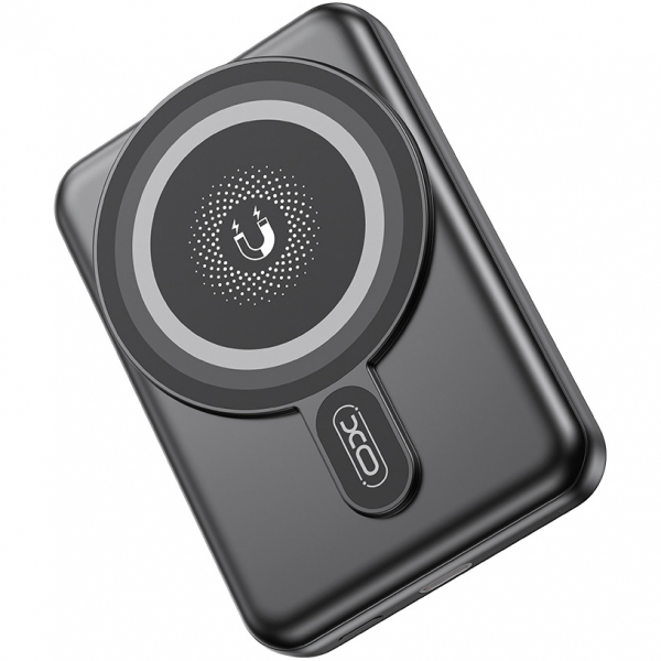 Baterie Externa Wireless XO Design PR264, 10000mAh, 20W, PD + FQI, 1 x USB-C, Neagra