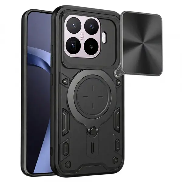 Husa pentru Xiaomi 17T Pro, Techsuit, CamGuard Pro, Neagra