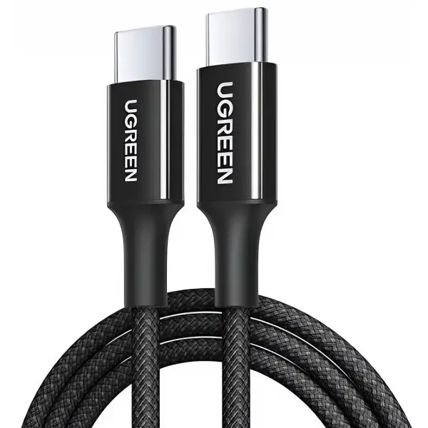Cablu Date si Incarcare USB-C - USB-C UGREEN L502, 100W, 2m, Negru