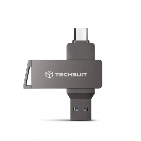 Memorie Externa USB-A 3.0 / USB-C Techsuit THSM20, 256Gb
