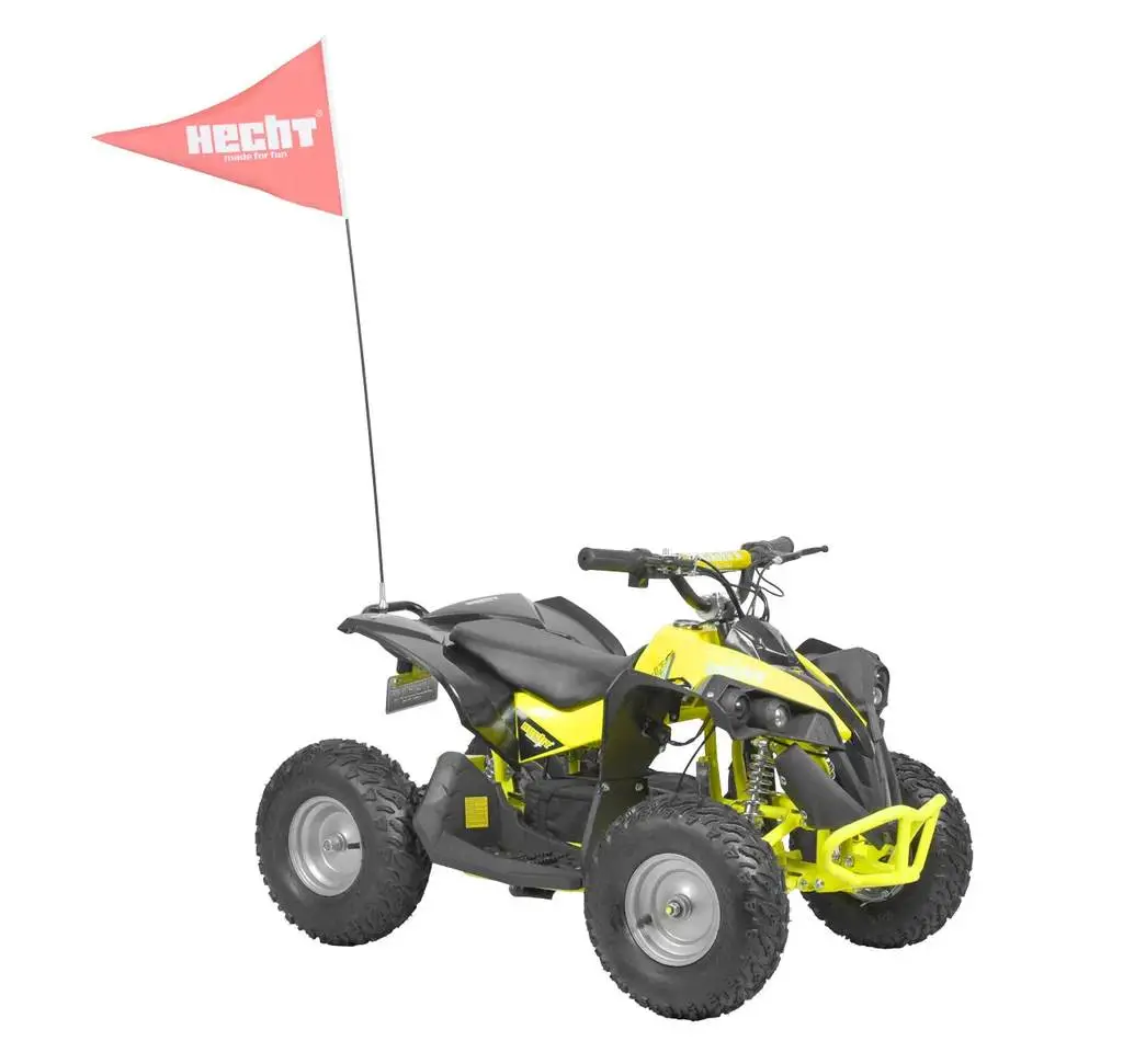 ATV electric Hecht 51060 Yellow, acumulator 36 V, 12 Ah, viteza maxima 35 km/h, galben
