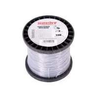 Fir rotund trimmer, 2 mm x 130 m, insertie metalica, rezistent la rupere si supraincalzire, Hecht 10313020