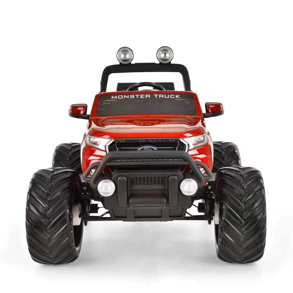 Masinuta pentru copii HECHT FORD Ranger Monster Truck Red, acumulator 2 x 12 V, 7 Ah
