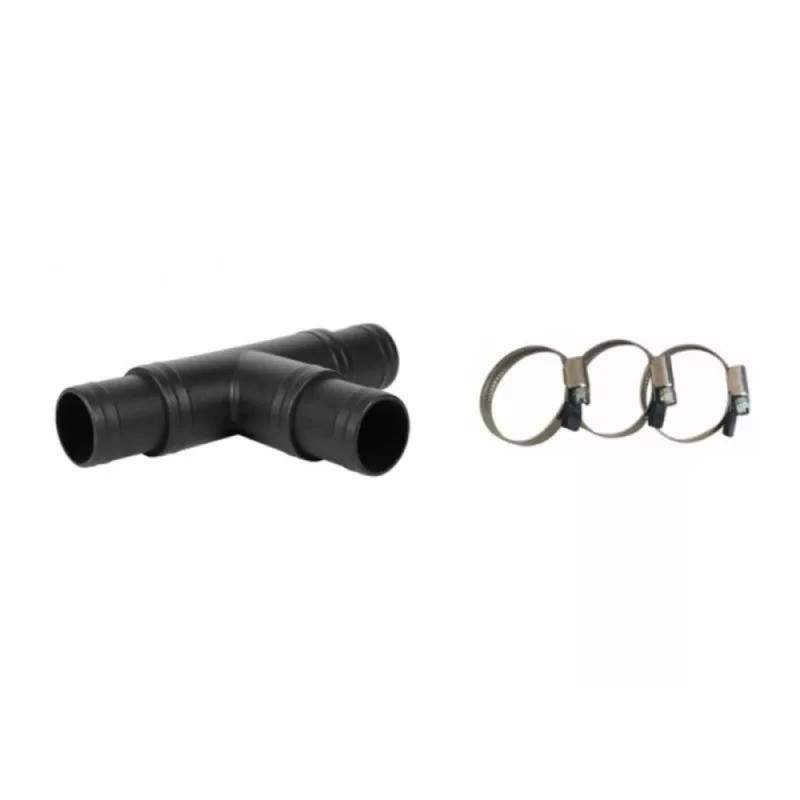 Conector T 3x32/38mm, 3x cleme de furtun Hecht 305812