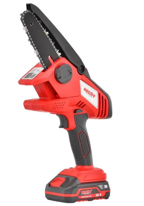 Fierastrau cu lant pe acumulator HECHT 9922, lungime lama 11 cm, viteza lant 5 m/s, alimentare 20 V, fara acumulator, fara incarcator