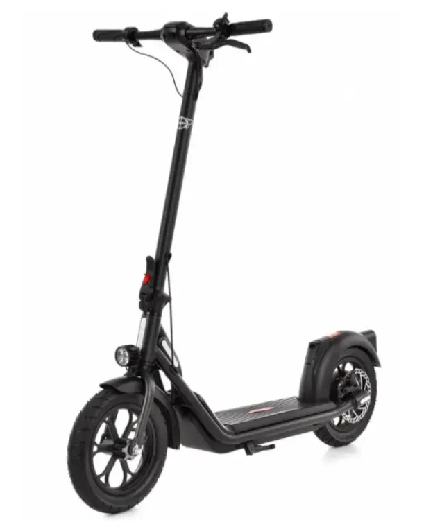 Trotineta electrica HECHT 5189, 400 W, autonomie 30 km, acumulator Li-Ion 36 V, 10 Ah, roti 12 inch, greutate maxima suportata 100 kg