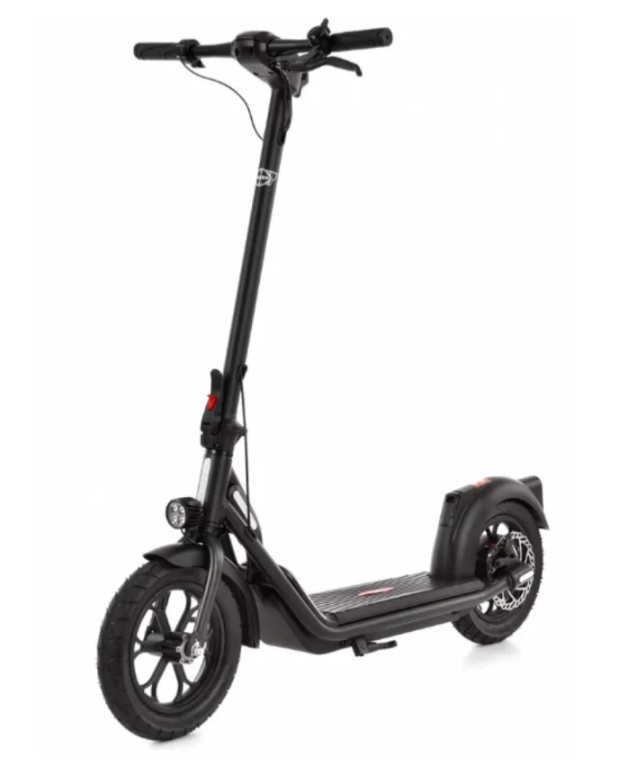 Trotineta electrica HECHT 5189, 400 W, autonomie 30 km, acumulator Li-Ion 36 V, 10 Ah, roti 12 inch, greutate maxima suportata 100 kg