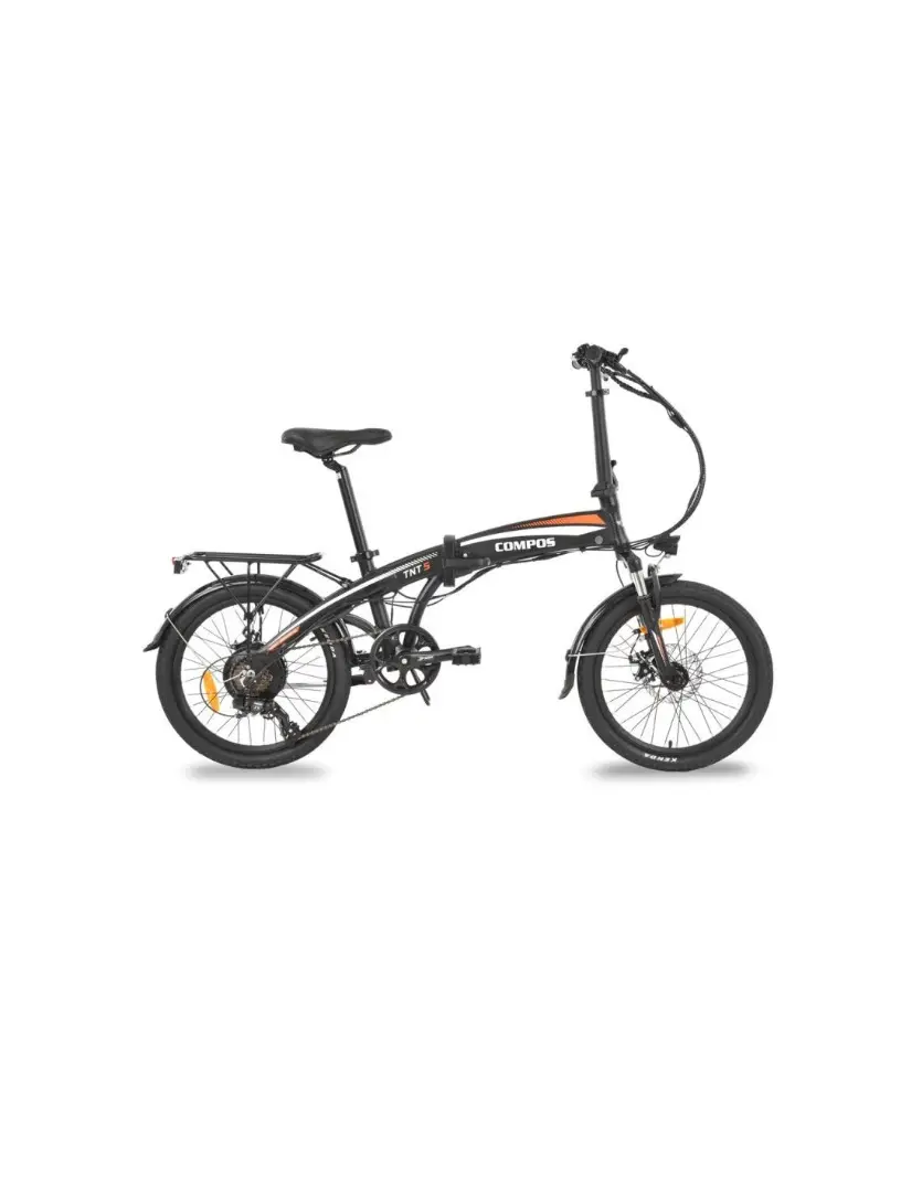 Bicicleta electrica Hecht Compos Black, schimbator shimano