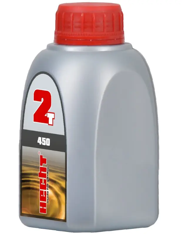 Ulei motor 2 timpi HECHT 2T 450, volum 450 ml, semi sintetic, pentru utilaje gradina