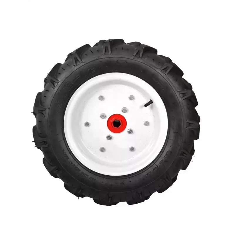Set 2 roti pentru transport HECHT 007112, arbore cu pinion, 12 inch, accesoriu compatibil cu motocultorul Hecht 7100