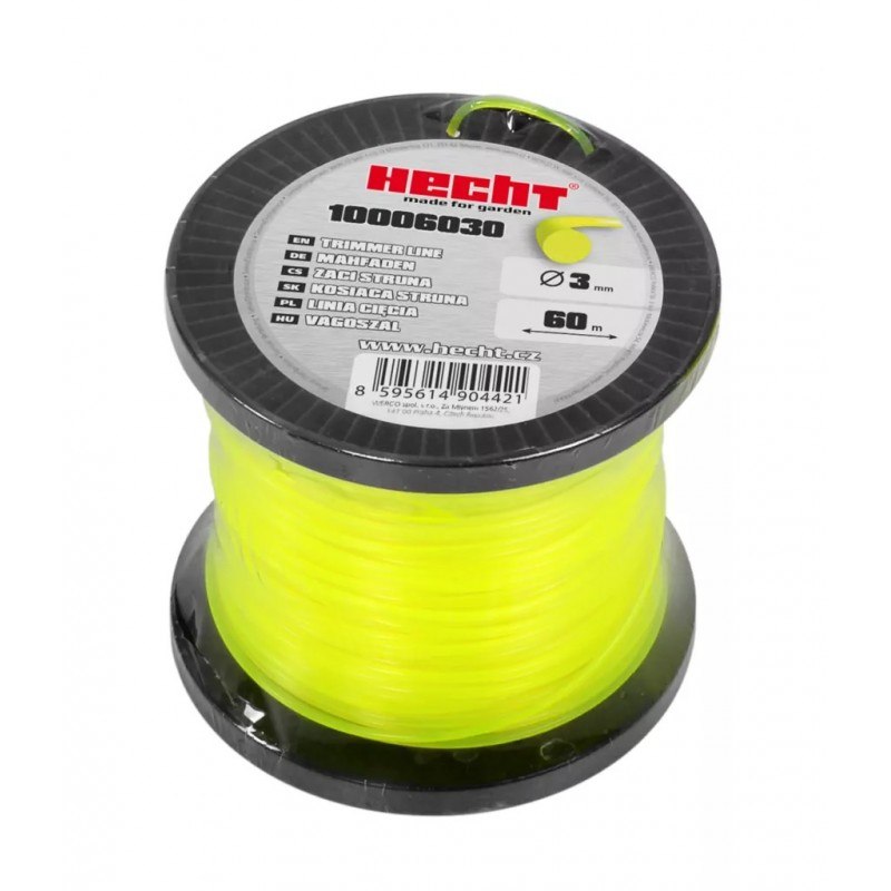 Fir pentru trimmer HECHT 10006030, profil rotund, diametru 3 mm, lungime 60 m