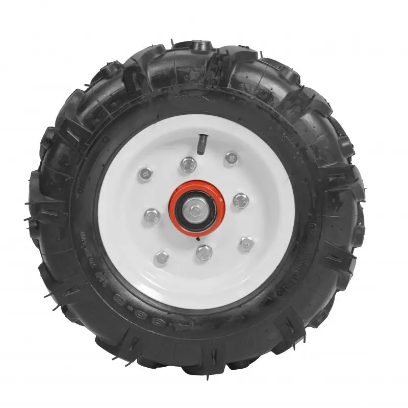 Set roti de cauciuc HECHT 000796, 8 inch, accesoriu compatibil cu motocultorul Hecht 796