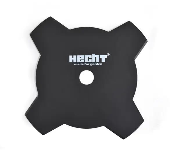 Cutit cu 4 dinti HECHT 600050, pentru motocoase si trimmere, diametru 255 mm, grosime 1.4 mm