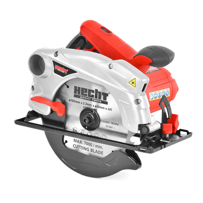 Fierastrau circular Hecht 1626 putere 1500 w diametru panza 185 mm 4700 rpm 4.3 Kg