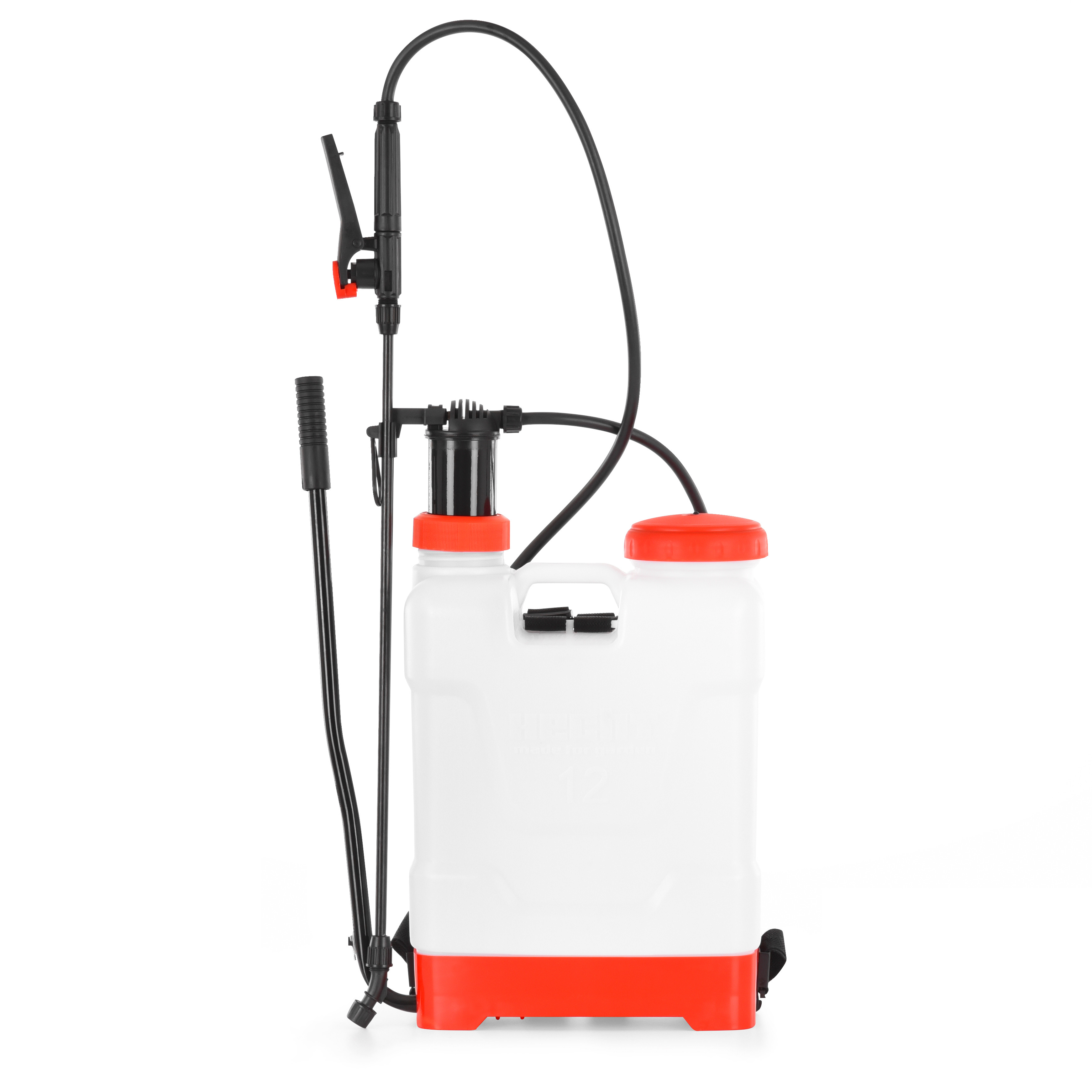 Pulverizator manual cu piston Hecht 4122, 12l, 4 bar, jet ajustabil