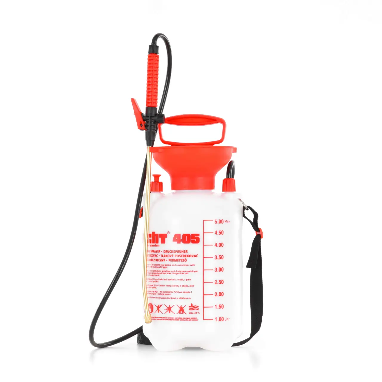 Pulverizator manual de umar Hecht 405, 5L, 3 bar, jet ajustabil