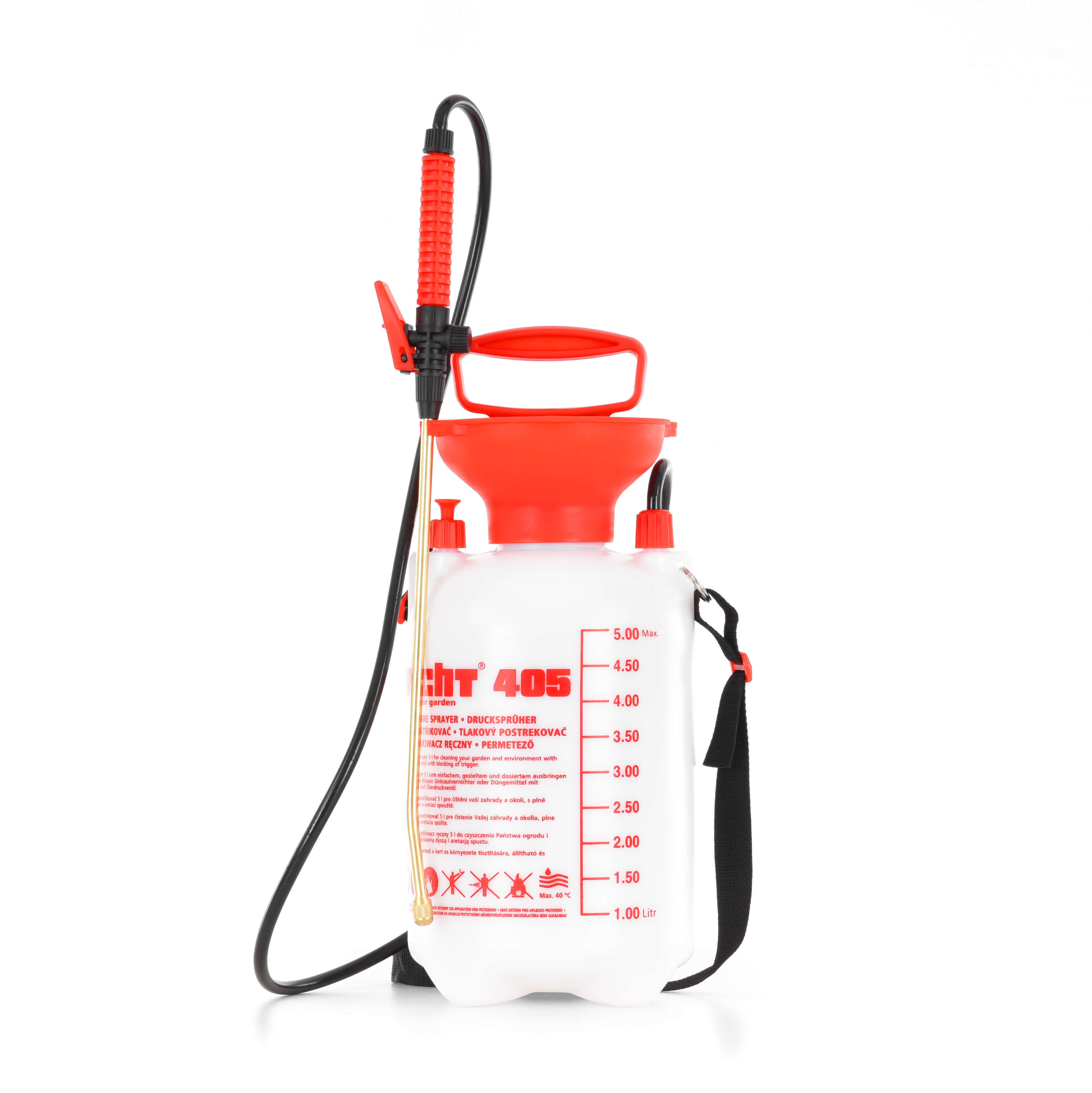 Pulverizator manual de umar Hecht 405, 5L, 3 bar, jet ajustabil
