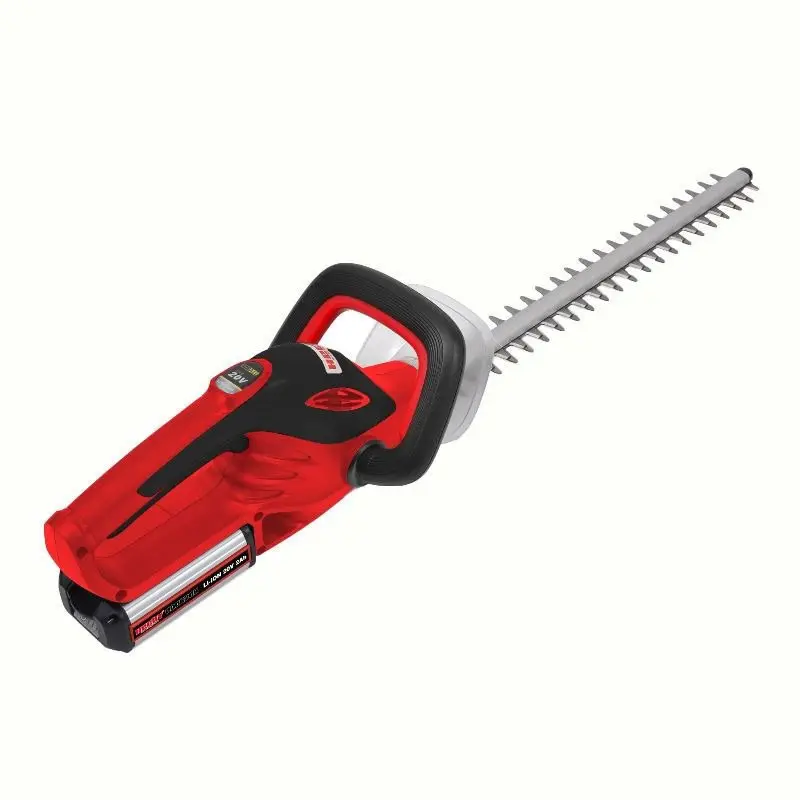 Trimmer pentru gard viu Hecht 6020, lungimea lamei 45 cm, lama finisata la laser, acumulatorii nu sunt inclusi