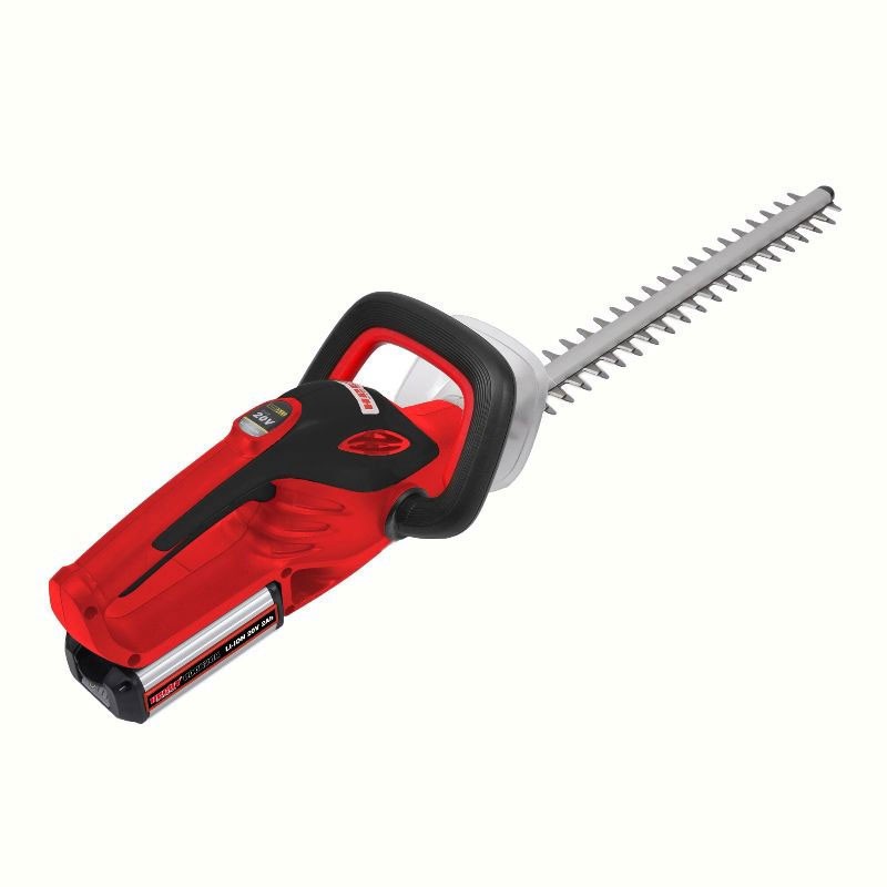 Trimmer pentru gard viu Hecht 6020, lungimea lamei 45 cm, lama finisata la laser, acumulatorii nu sunt inclusi