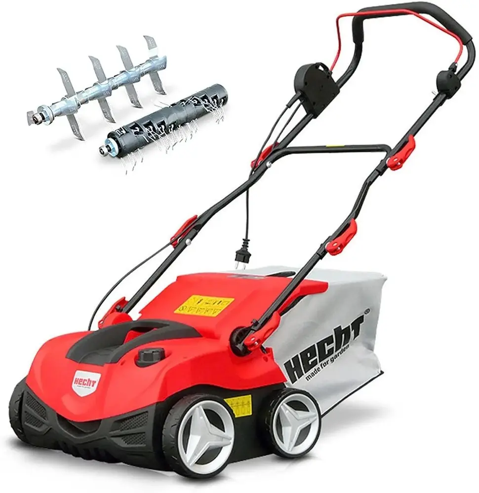 Aerator / Scarificator electric HECHT 1999 2 in 1, 2000 W, latime lucru 38 cm, sac colectare 45 l