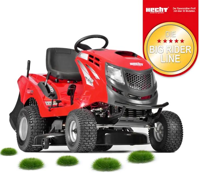 Tractor pentru tuns iarba Hecht 5227, motor Briggs & Stratton intek, 724 cmc, 2 cilindre, 8.8 Km/h, latime de lucru 102 cm