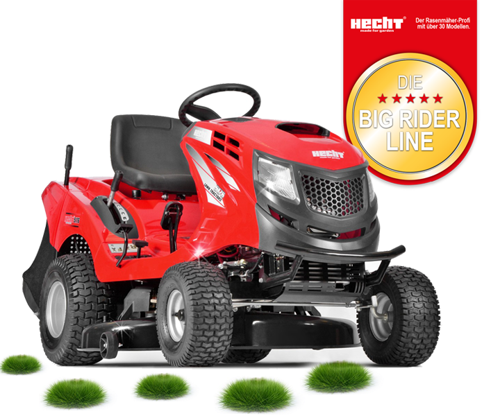 Tractor pentru tuns iarba Hecht 5227, motor Briggs & Stratton intek, 724 cmc, 2 cilindre, 8.8 Km/h, latime de lucru 102 cm