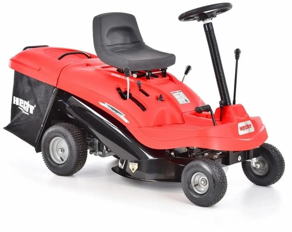 Tractor pentru gazon Hecht 5161, 196 cmc, 6.5 cp, 4.6 Km/h, latime de lucru 61 cm
